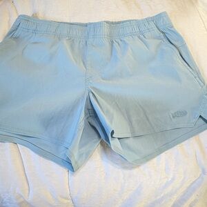 AFTCO Women’s Fishing Shorts Small Blue Athletic Lined Quick Dry Beach Boating